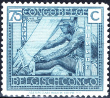 CONGO BELGA, BELGIAN CONGO, RITRATTI DI INDIGENI, 1925, NUOVI (MNH**) Scott:BE-CD 101, Yt:BE-CD 125 - Ongebruikt