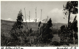 Ecuador, El Altar, Extinct Volcano (1940s) Stein RPPC Postcard - Ecuador