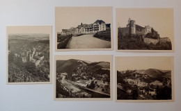 Lot De 9 Cartes De Vianden - Les Ruines Du Château, Le Sanatorium, L'Our, Pont, Etc. Nels. - Vianden