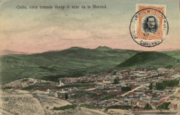 Ecuador, QUITO, Vista Tomada Desde El Tejar De La Merced (1910s) Postcard - Ecuador