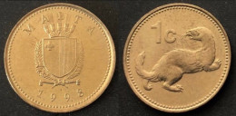 Currency Of Malta 1 Cent 1998 (new) - Malta