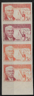 France Essai N°1088** X4 Non Dentelé Jeux Olympique, Pierre De Coubertin. Cote +800€ - Prove Di Colore 1945-…