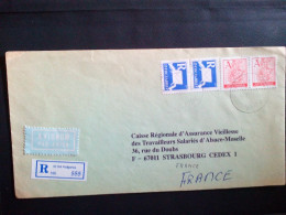 Lettre Recommandée De Yougoslavie, Podgorica Monténégro à Destination De La France1996 - Lettres & Documents