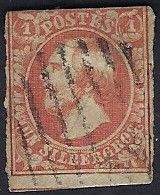 Luxembourg - Luxemburg - Timbre - 1852   Guillaume  III    Michel 2   Cachet Barres - 1852 Guillaume III