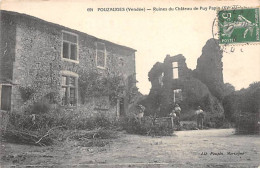 POUZAUGUES - Ruines Du Château De Puy Papin - Très Bon état - Pouzauges