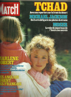 Paris Match N° 1811 - 10 Février 1984 - Marlène Jobert - Brialy - Tchad - Michael Jackson - Reagan - Allgemeine Literatur