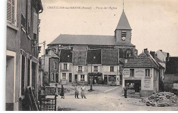 CHATILLON SUR MARNE - Place De L'Eglise - Très Bon état - Châtillon-sur-Marne