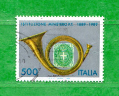 Italia °- Anno 1989 - Ministero Delle Poste E Telecomunicazioni .  USATO. Unif. 1891 - 1981-90: Usati