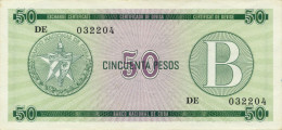 Cuba P-FX10 50 Pesos B (1985) Used - Cuba