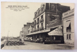 LES SABLES-D'OLONNE (85) : Grand Hôtel ROYAL-PALACE - Cliché G. Fillodeau - Hoteles & Restaurantes