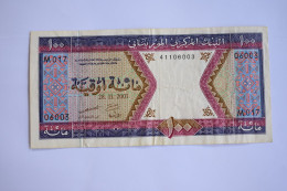 Banknotes  Mauritania 100 Ouguiya 2001	P# 4 - Mauritania