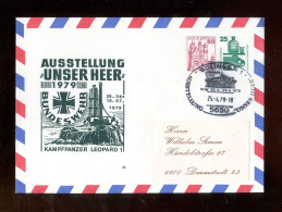 BUNDESREPUBLIK DEUTSCHLAND / 1979, Privatganzsachenumschlag "BUNDESWEHR" Mit SSt. "SOLINGEN" (B2313) - Enveloppes Privées - Oblitérées
