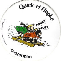 Tintin Autocollant Casterman Quicke Et Flukpe - Advertisement