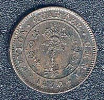 Ceylon (Sri Lanka), 1/4 Cent 1870, - Sri Lanka