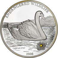 Mongolie, 500 Tögrög, Endangered Wildlife, Swan, 2006, BE, Argent, FDC, KM:230 - Mongolei