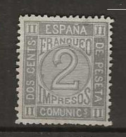 1872 USED España Michel 110 - Oblitérés