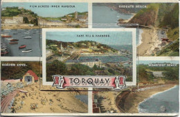 ANGLETERRE (DEVON). TORQUAY. CARTE A SYSTEME. 1953. - Torquay