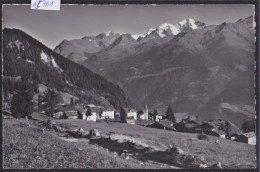 Verbier (Valais) Le Plateau Et La Route En Terre ; Vue Sur Les Combins (15'701) - Verbier