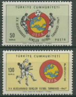 Türkei 1967 Internationales Jugend-Fussball-Turnier Der UEFA 2042/43 Postfrisch - Unused Stamps