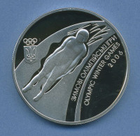 Ukraine 10 Hryven 2006, Silber, Olympische Winterspiele Turin KM 427 PP (m4238) - Ukraine