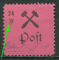 Großräschen 1945 Freimarke Mit Plattenfehler 21 A III PF IV Mit Falz - Otros & Sin Clasificación