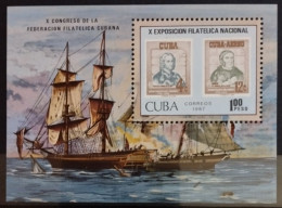 Cuba 1987 / Yvert Bloc Feuillet N°96 / ** - Hojas Y Bloques