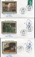 VATICANO 1982 THE GOLDEN SERIES VIAGGI DI GIOVANNI PAOLO II IN SPAGNA 17 BUSTE - Cartoline Maximum
