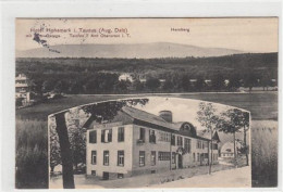 39095371 - Hotel Hohe Mark Im Taunus Bei Oberursel Gelaufen, 1912. Leichte Stempelspuren, Kleiner Knick Unten Rechts, S - Oberursel