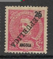 ANGOLA 93 - SOBRECARGA INVERTIDA - Angola