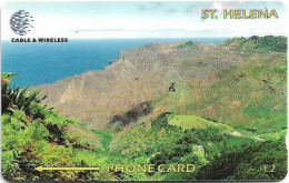 St. Helena - C&W - GPT - Views Of St. Helena #2 - Sandy Bay - 325CSHC - 2£, 1.200ex, Mint No Blister - St. Helena Island