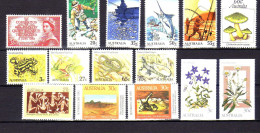 Australie (1953-85) - Peche - Batraciens - Fleurs - Art - Neufs** - MNH - Un Ex. MLH - Neufs