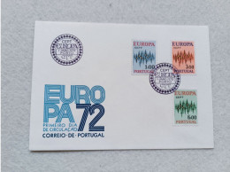 PORTUGAL FDC COVER EUROPA 1972 - FDC