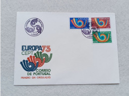 PORTUGAL FDC COVER EUROPA CEPT 1973 - FDC