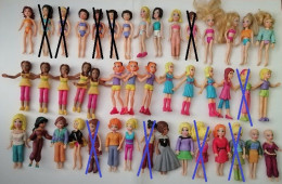 Lote De 39 Mini Bonecas Polly Pocket - Dolls