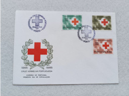 PORTUGAL FDC COVER CRUZ VERMELHA PORTUGUESA RED CROSS 1965 - FDC