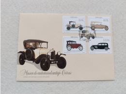 PORTUGAL FDC COVER MUSEU DO AUTOMOVEL ANTIGO ANTIQUE CAR 1992 - FDC