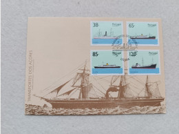 PORTUGAL FDC COVER BARCOS DOS AÇORES 1992 - FDC