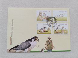 PORTUGAL FDC COVER FALCOARIA FALCON BIRDS 1994 - FDC