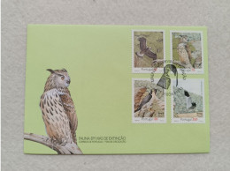 PORTUGAL FDC COVER FAUNA EM VIAS DE EXTINÇÃO 1993 - FDC