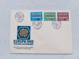 PORTUGAL FDC COVER EUROPA CEPT 1962 - FDC