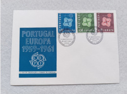 PORTUGAL FDC COVER EUROPA 1961 - FDC