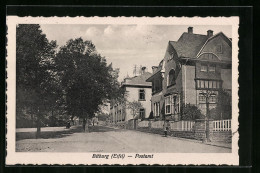 AK Bitburg, Postamt Von Der Strasse Gesehen  - Bitburg