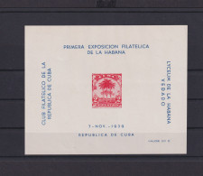 Übersee Karibik Cuba Block Luxus Postfrisch Philatelie Briefmarken Ausstellung - Covers & Documents