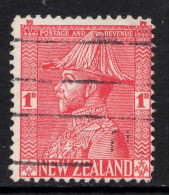 NEW ZEALAND 1926   " 1d  RED ADMIRALS " STAMP VFU. - Used Stamps