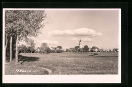 AK Trebbin, Ortspartie Mit Kirche  - Trebbin