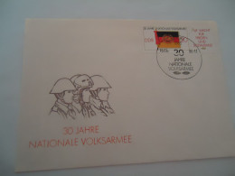 GERMANY    DDR     FDC 1986   ANNIVERSARIES GERMANY DAYS - Other & Unclassified