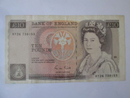 England 10 Pounds 1988-1991 Signnature G.M.Gill Banknote,see Pictures - 10 Pounds