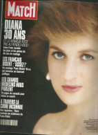 Paris Match N° 2197 - 4 Juillet 1991 - Diana 30 Ans - Nathalie Bayle - Calvin Russell - Sabine Azema - Allgemeine Literatur