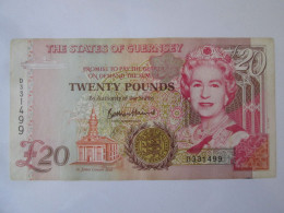 Guernsey 20 Pounds 1996 Banknote,see Pictures - Guernsey