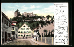 AK Pappenheim, Strassenpartie Mit Blick Zur Schlossruine  - Pappenheim